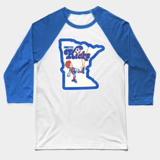 Defunct Minnesota Kicks Soccer Team Jersey Crest Baseball T-Shirt